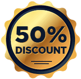 50% off Discount